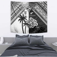 New Zealand And Fiji Rugby 2024 Tapestry Maori Kiwi With Fijian Palm Tree LT05 - Polynesian Pride