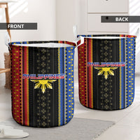 Philippines Filipinos Laundry Basket Igorot Tribal Inspiration Pattern Style LT05 - Polynesian Pride