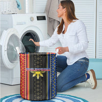 Philippines Filipinos Laundry Basket Igorot Tribal Inspiration Pattern Style LT05 - Polynesian Pride