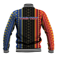 Personalised Philippines Filipinos Baseball Jacket Igorot Tribal Inspiration Pattern Style LT05 - Polynesian Pride