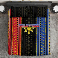 Philippines Filipinos Bedding Set Igorot Tribal Inspiration Pattern Style LT05 Black - Polynesian Pride