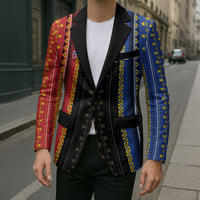 Personalised Philippines Filipinos Blazer Igorot Tribal Inspiration Pattern Style LT05 - Polynesian Pride
