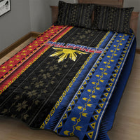 Philippines Filipinos Quilt Bed Set Igorot Tribal Inspiration Pattern Style LT05 - Polynesian Pride
