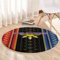Philippines Filipinos Round Carpet Igorot Tribal Inspiration Pattern Style LT05 - Polynesian Pride