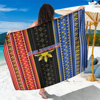 Philippines Filipinos Sarong Igorot Tribal Inspiration Pattern Style LT05 One Size 44 x 66 inches Black - Polynesian Pride