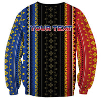 Personalised Philippines Filipinos Sweatshirt Igorot Tribal Inspiration Pattern Style LT05 - Polynesian Pride