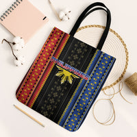 Philippines Filipinos Tote Bag Igorot Tribal Inspiration Pattern Style LT05 Black Strap One Size Black - Polynesian Pride