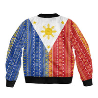 Philippines Sun Bomber Jacket Igorot Tribal Inspiration LT05 - Polynesian Pride