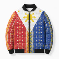 Philippines Sun Bomber Puffer Jacket Igorot Tribal Inspiration LT05 Unisex Colorful - Polynesian Pride