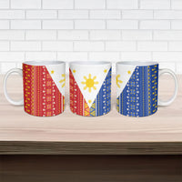 Philippines Sun Ceramic Mug Igorot Tribal Inspiration LT05 - Polynesian Pride
