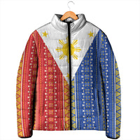 Philippines Sun Padded Jacket Igorot Tribal Inspiration LT05 - Polynesian Pride