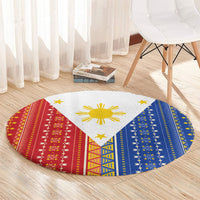Philippines Sun Round Carpet Igorot Tribal Inspiration LT05 - Polynesian Pride