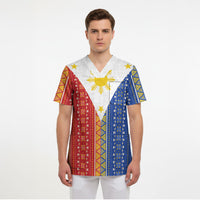 Philippines Sun Scrub Top Igorot Tribal Inspiration LT05 - Polynesian Pride