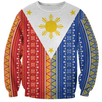 Philippines Sun Sweatshirt Igorot Tribal Inspiration LT05 Unisex Colorful - Polynesian Pride