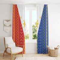 Philippines Sun Window Curtain Igorot Tribal Inspiration LT05 - Polynesian Pride