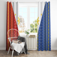 Philippines Sun Window Curtain Igorot Tribal Inspiration LT05 - Polynesian Pride