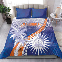 Marshall Islands Manit Day Bedding Set Polynesian Tribal Tattoo Tropical Style LT05 - Polynesian Pride
