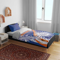 Marshall Islands Manit Day Bedding Set Polynesian Tribal Tattoo Tropical Style LT05 - Polynesian Pride