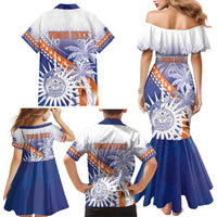 Personalised Marshall Islands Manit Day Family Matching Mermaid Dress and Hawaiian Shirt Polynesian Tribal Tattoo Tropical Style LT05 - Polynesian Pride