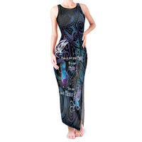 Suicide Awareness Tank Maxi Dress You Are Not Alone - Polynesian Pride