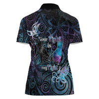 Suicide Awareness Women Polo Shirt You Are Not Alone - Polynesian Pride