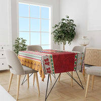 French Polynesia Christmas Tablecloth Coat Of Arms Merry Xmas LT05 - Polynesian Pride