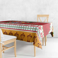 French Polynesia Christmas Tablecloth Coat Of Arms Merry Xmas LT05 - Polynesian Pride