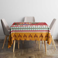 French Polynesia Christmas Tablecloth Coat Of Arms Merry Xmas LT05 - Polynesian Pride