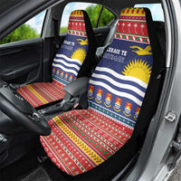 Kiribati Christmas Car Seat Cover Coat Of Arms Tekeraoi Te Kiritimati LT05 - Polynesian Pride