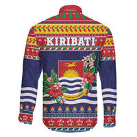 Kiribati Christmas Family Matching Mermaid Dress and Hawaiian Shirt Coat Of Arms Tekeraoi Te Kiritimati LT05 - Polynesian Pride