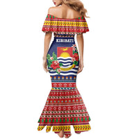 Kiribati Christmas Family Matching Mermaid Dress and Hawaiian Shirt Coat Of Arms Tekeraoi Te Kiritimati LT05 - Polynesian Pride