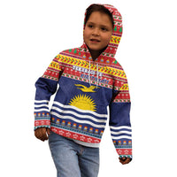 Kiribati Christmas Kid Hoodie Coat Of Arms Tekeraoi Te Kiritimati LT05 - Polynesian Pride