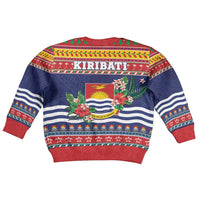 Kiribati Christmas Kid Ugly Christmas Sweater Coat Of Arms Tekeraoi Te Kiritimati LT05 - Polynesian Pride