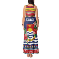 Kiribati Christmas Tank Maxi Dress Coat Of Arms Tekeraoi Te Kiritimati LT05 - Polynesian Pride