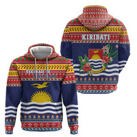 Kiribati Christmas Zip Hoodie Coat Of Arms Tekeraoi Te Kiritimati LT05 - Polynesian Pride