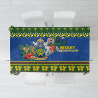 Solomon Islands Christmas Tablecloth Coat Of Arms Merry Xmas