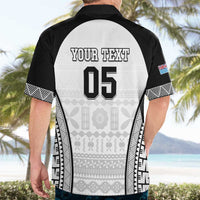 Custom Fiji Tapa Football Hawaiian Shirt Sporty Style LT05 - Polynesian Pride