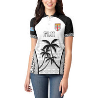 Custom Fiji Tapa Football Women Polo Shirt Sporty Style LT05 - Polynesian Pride