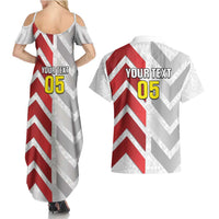 Custom New Caledonia Football Couples Matching Summer Maxi Dress and Hawaiian Shirt Unique Style LT05 - Polynesian Pride