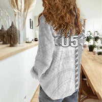 Custom New Caledonia Football Women Casual Shirt Go The Kagus LT05 - Polynesian Pride