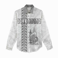 Custom New Caledonia Football Women Casual Shirt Go The Kagus LT05 - Polynesian Pride