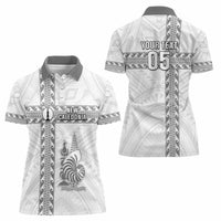 Custom New Caledonia Football Women Polo Shirt Go The Kagus LT05 - Polynesian Pride