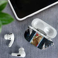 New Zealand Weka AirPods Case Maori Hen Koru Pattern - Polynesian Pride