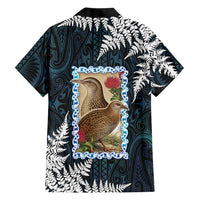 New Zealand Weka Family Matching Puletasi and Hawaiian Shirt Maori Hen Koru Pattern LT05 - Polynesian Pride