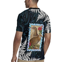 New Zealand Weka Rugby Jersey Maori Hen Koru Pattern - Polynesian Pride