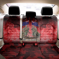 Australia And New Zealand ANZAC Day Back Car Seat Cover Soldiers Lest We Forget LT05 - Polynesian Pride