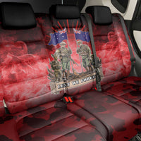 Australia And New Zealand ANZAC Day Back Car Seat Cover Soldiers Lest We Forget LT05 - Polynesian Pride
