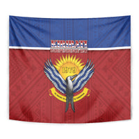 Kiribati 45th Independence Day Tapestry Lesser Frigatebird Tribal Pattern