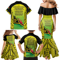 Vanuatu 45th Independence Family Matching Mermaid Dress and Hawaiian Shirt Special Style LT05 - Polynesian Pride