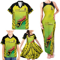Vanuatu 45th Independence Family Matching Tank Maxi Dress and Hawaiian Shirt Special Style LT05 - Polynesian Pride